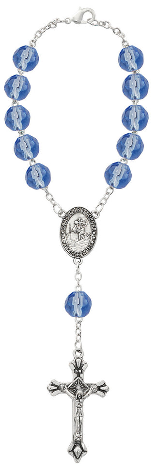 Zircon December Auto Rosary