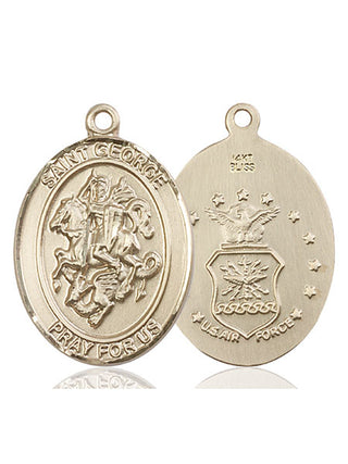 14kt Gold Saint George Air Force Medal
