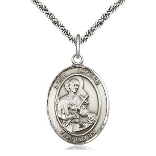 Sterling Silver Saint Gerard Majella Medal Catholic Jewelry Engraved Catholic Saint Jewelry