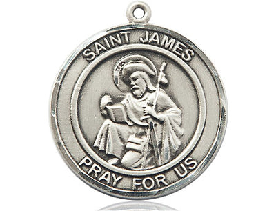 Pewter St. James the Greater Medal | Large | Engravable