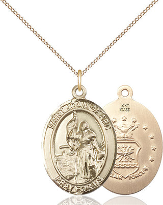 14kt Gold Saint Joan of Arc Air Force Medal