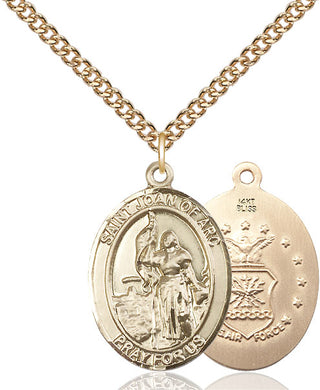 14kt Gold Saint Joan of Arc Air Force Medal