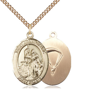 14kt Gold Saint Joan of Arc Paratrooper Medal
