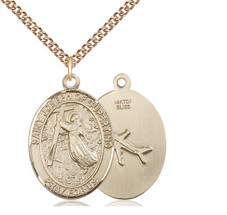 14kt Gold Filled Saint Joseph of Cupertino Medal Catholic Jewelry