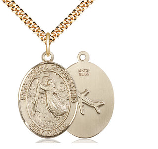14kt Gold Filled Saint Joseph of Cupertino Medal Catholic Jewelry