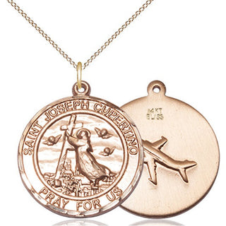14kt Gold Saint Joseph of Cupertino Medal