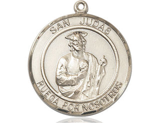 14kt Gold Filled San Judas Medal Engraved Catholic Saint Jewelry