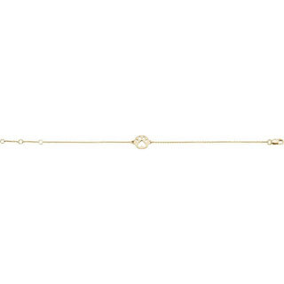 14K Yellow Our Cause for Paws 7" Bracelet