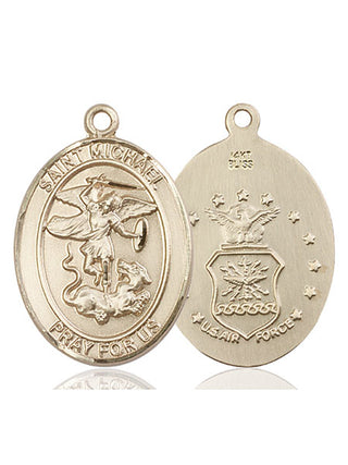 14kt Gold Saint Michael Air Force Medal