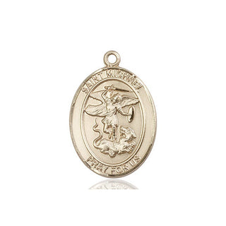 14kt Gold Saint Michael Paratrooper Medal