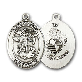 Sterling Silver St. Michael the Archangel Pendant