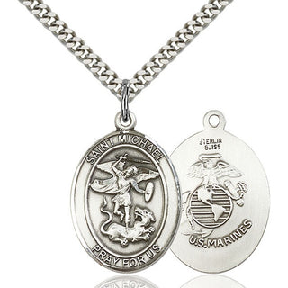 Sterling Silver St. Michael the Archangel Pendant