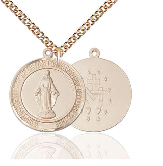 14kt Gold Miraculous Medal