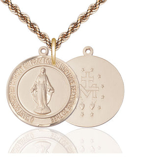 14kt Gold Miraculous Medal