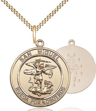 14kt Gold Filled Virgen Milagrosa Medal Catholic Jewelry