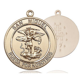 14kt Gold Virgen Milagrosa Medal