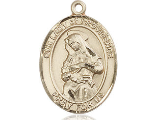 14kt Gold Our Lady of Providence Medal | Engravable