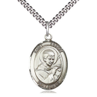 Pewter Saint Robert Bellarmine Medal Catholic Jewelry Engraved Catholic Saint Jewelry