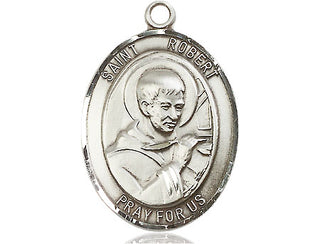 Sterling Silver Saint Robert Bellarmine Medal Catholic Jewelry Engraved Catholic Saint Jewelry