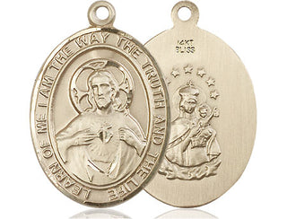 14kt Gold Scapular Medal
