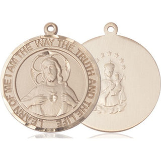 14kt Gold Scapular Medal