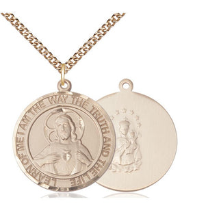 14kt Gold Scapular Medal