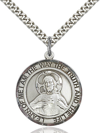 Pewter Scapular Medal Catholic Jewelry