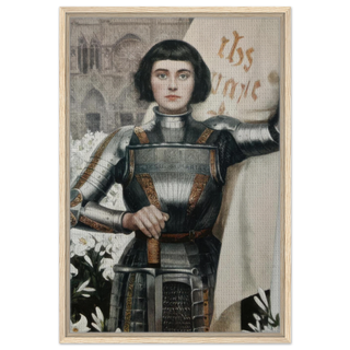 St. Joan of Arc by Albert Lynch Framed Canvas - view 3