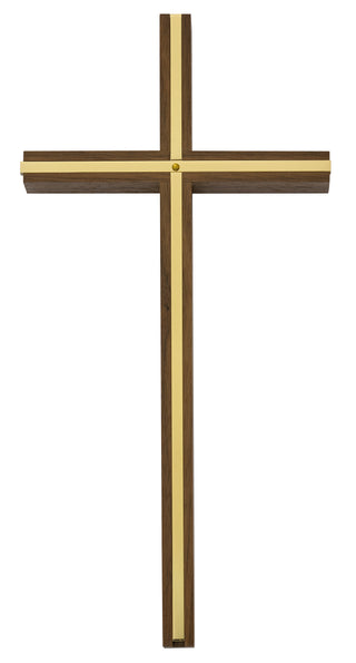 10-inch walnut cross
