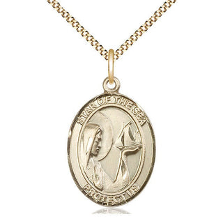 14kt Gold Filled Our Lady Star of the Sea Medal Catholic Jewelry Engraved Catholic Saint Jewelry