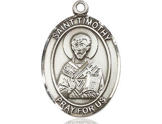 Pewter Saint Timothy Medal | Engravable