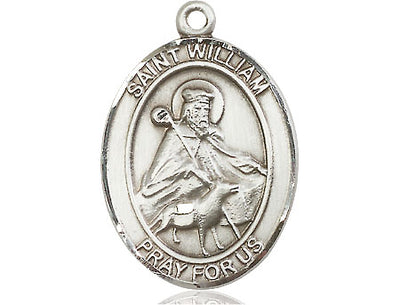 Sterling Silver St. William of Rochester Medal | Large | Engravable