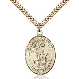 14kt Gold Filled Guardian Angel Paratrooper Medal Catholic Jewelry