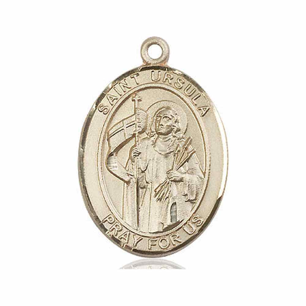 Saint Ursula Medal 14kt Gold Filled Large – CatholicShop.com
