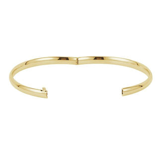 14K Yellow 4.7 mm Hinged Bangle 7" Bracelet