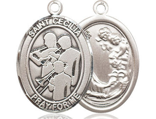 Pewter Saint Cecilia Marching Band Medal
