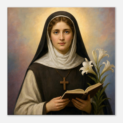 St. Eadburh of Winchester - Devotional Canvas