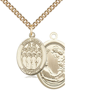 14kt Gold Saint Cecilia Choir Medal