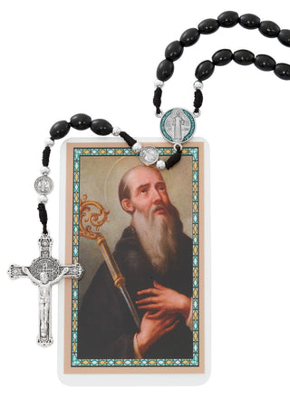 8X10MM Black Wood St. Benedict