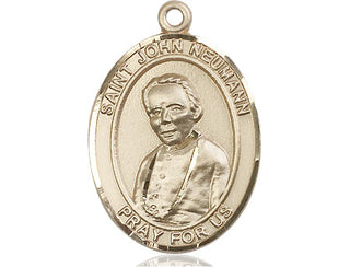 14kt Gold Saint John Neumann Medal | Engravable
