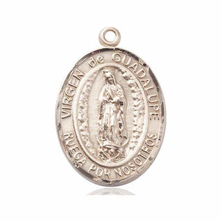 14kt Gold Virgen de Guadalupe Medal