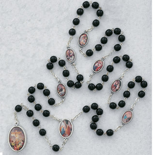 7MM Black 7 Sorrows Chaplet