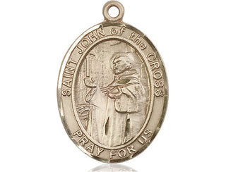 14kt Gold Filled Saint John of the Cross Medal Engraved Catholic Saint Jewelry