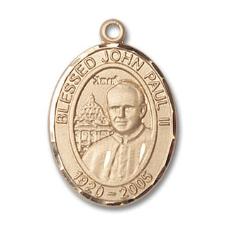14kt Gold Filled Saint John Paul II Medal