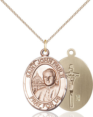 14kt Gold Saint John Paul II Medal