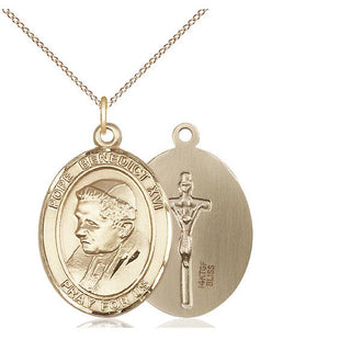 14kt Gold Filled Pope Benedict XVI Medal Catholic Jewelry