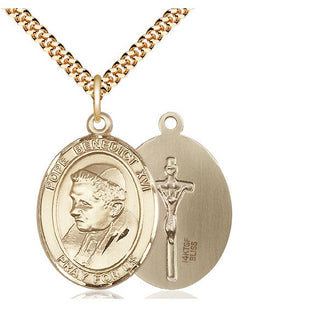 14kt Gold Filled Pope Benedict XVI Medal Catholic Jewelry