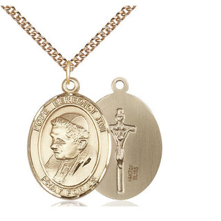 14kt Gold Filled Pope Benedict XVI Medal Catholic Jewelry