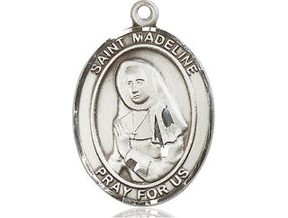 Pewter Saint Madeline Sophie Barat Medal Engraved Catholic Saint Jewelry