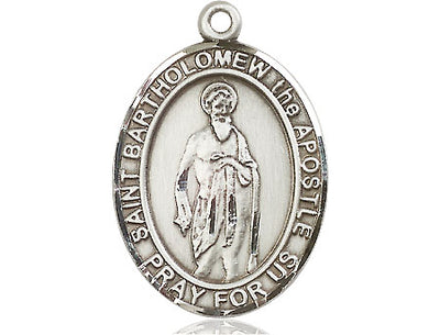 Pewter St. Bartholomew the Apostle Medal | Large | Engravable